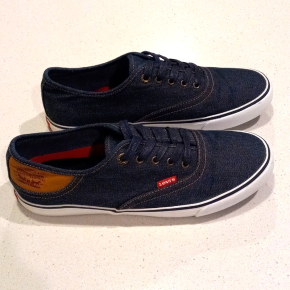 Mens Levi Strauss Denim Sneakers (Size 10.5)